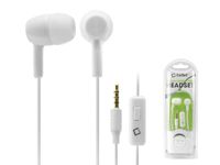 White 3.5mm Hands Free Stereo Earphones with Microphone Compatible w/Google Pixel 3a XL