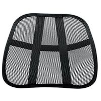 Omni Extra TM Comfortable Adjustable Breathable Cool Black Mesh Lumbar Back Support Fit All Types Office Chair Car Seat