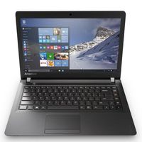 Lenovo 100-15IBY 80MJ 80MJ00G2US 15.6" Notebook, LCD, Intel Celeron N2840 (1M Cache, up to 2.58 GHz), 500GB HDD, 4GB RAM, Windows 10, Black