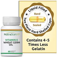 NutrastanXP Vitamin E Wheat Germ Oil Supplement, 400 IU - 60 Liquid Filled Capsules