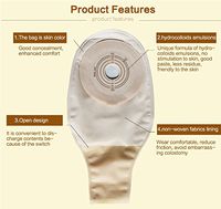 Premier Lock 'n Roll Drainable Pouch, Cut-to-Fit Flextend Skin Barrier, Ultra Clear, Length 12", Max. of 2-1/2", 10/Bx, HOL8531