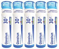 Boiron Glonoinum 30C, Homeopathic Medicine for Hot Flash, Sunstroke and Headache (Pack of 5)