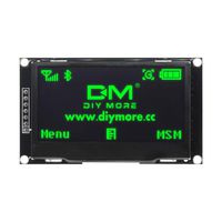 Diymore 2.42" OLED Digital IIC I2C SPI Serial 12864 128X64 Pixel LCD Screen Display Module SSD1309 for Arduino C51 STM32 DIY Electronic (Green)