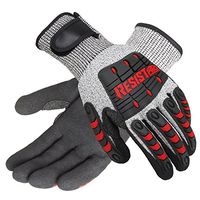 Galeton 12224-XL 12224 Galeton RESIST PRO ANSI Level 4 Cut Resistant 4 Gloves with Impact Protection, X-Large, Gray