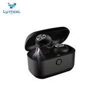 LYMOC TWS Wireless Earbuds V5.0 Wireless Headphones Bluetooth Earphone Headsets Running Headphones Deep Bass Stereo Sound Sport Earphone Handsfree for Samsung iPhone Huawei (Black)