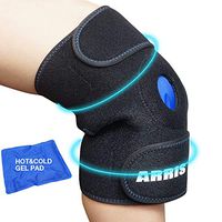 Ice Pack for Knee,Reusable Ice Gel Knee Brace Hot Cold Therapy for Knee Injuries Joint Pain Bursitis Arthritis Knee Pain Relief, Meniscus Tear,Sprains&Swelling,Flexible and Adjustable Ice Compression