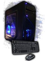 Custom Gaming PC AMD Quad-Core Desktop Computer System 4.2GHz 16GB 2TB GeForce GT 720 1GB Windows 10 WiFi