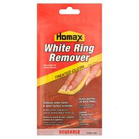 Homax Group 2236 2 Pack 7in. x 11in. Furniture White Ring Remover Cloth