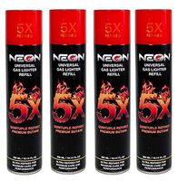 4 Cans Neon 5X Butane Refill Fuel Fluid Lighter Ultra Refined 5 Times 10.14 Oz