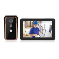 9 Inch Wireless Smart IP Video Door Phone Intercom System Doorbell Entry System with 1000TVL Analog High-Definition Camera IR Cut Night Vision APP Control for Home Security(US Plug)
