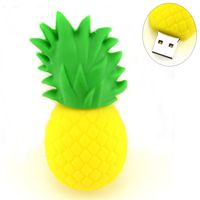Flash Drive 32GB, USB Flash Stick Pen Drive Memory Stick USB2.0 AreTop Creative Miniature Pineapple Thumb Drives for Date Storage Gift for School Students Kids Children Collegue Employees, Fruit Serie
