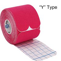 GSPCARE Kinesiology Tape - 16.4ft Uncut Roll, Latex Free Waterproof Physio Tape for Knees, Ankles, Shoulder, Pain Relief and Injury Recovery, Elastic Tape, Beige, Breathable Muscle & Joint Support