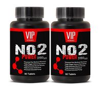 Energy Focus Pills - Nitric Oxide 3150MG - Nitric Oxide Fuel - 2 Bottles (180 Tablets)