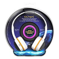 Creative Outlier Wireless Bluetooth On-ear Headphones with Integrated microSD MP3 Player (White)