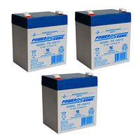 Power Sonic PS-1250F2 12V 5AH Battery for B D Storm Station SS925-3 Pack