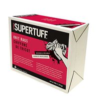 Trimaco 10432 4lb Compressed Box T-Shirt and Polo Knit Painter Rags, Bleached