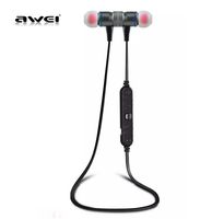 AWEI A920BL Bluetooth 4.0 Wireless Sport Exercise Stereo Noise Reduction Earbuds Build-in Microphone Earphone for Apple iPhone Galaxy S6 S5 Android Smartphones (Gray)
