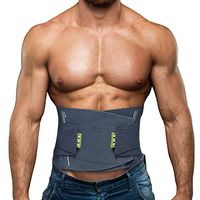 BERTER Lower Back Brace for Lower Back Pain Relief for Men & Women, Lumbar Back Support Belt with Compression Band-Lightweight, Breathable, Sleek & Ergonomic Design (M, Blue)