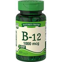 B12 Vitamin Tablets | 1000 mcg | 100 Count | Non-GMO & Gluten Free | by Nature's Truth