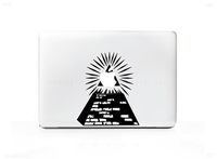 Illuminati Confirmed Pyramid Free Masons Sticker Decal For MacBook Pro
