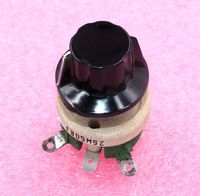 5 ohm +/-10%, 25W factory fresh power rheostat