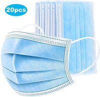 Disposable 3-Ply Mouth Cover, Protect The face, Multifold Paper Towels Protect The face,face Protective Anti-Fog, Anti-Saliva, Windproof Dustproof (20PCS)