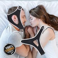 Depp’s Anti Snoring Chin Strap, Adjustable Sleep Aid Device Sleep Solution, Snoring Reduction Snoring Stopper for Men Women & Kids, One Size Fits All Ultra Soft Comfortable Upgraded Version