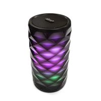 Axess SPBL1061 Bluetooth Crystal LED Speaker, Night Light Wireless Speaker, 8 Lighting Styles, USB/TF Card/AUX Inputs, Rechargeable Battery & USB Charger. Wireless Bluetooth Speaker with Light