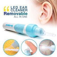 Ear Wax Removal Kit, Ear Cleaner, Portable Automatic Electric Vacuum Ear Wax, Safe and Comfortable Ear Wax Removal, Ear-Pick Clean Tools Set with LED Light, Safe and Comfortable for Adults Kids