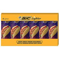 BIC Special Edition Space Taco Series Lighters, Set of 6 Lighters