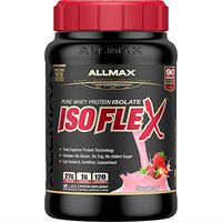 ALLMAX Nutrition - ISOFLEX - 100% Ultra-Pure Whey Protein Isolate - Strawberry - 2 Pound