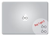 Harry Potter Glasses Extra Small Apple Macbook Decal Vinyl Sticker Apple Mac Air Pro Retina Laptop sticker