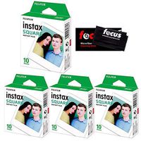 Fujifilm Instax Square Film for SQ10, SQ20 & Square Format Cameras (4 Pack /40 Sheets)