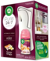 Air Wick Pure Freshmatic Automatic Spray Starter Kit (Gadget + 1 Refill), Summer Delights, Air Freshener, Essential Oil, Odor Neutralization, Packaging May Vary