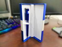 Special 3 in 1 Ballpoint Pen Blue Ink, Capacitive Stylus for Touch Screen, Phone Stand for All Smartphones.