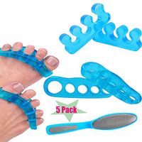 Premium Gel Toe Separators, Spacers & Straighteners, Bunion Correctors for Relaxing Toes, Bunion Relief, Hammer Toe, Toe Stretchers to Restore Toes to Their Original Shape for Men and Women