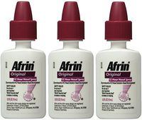 Afrin 12 Hour Decongestant Nasal Spray, Original, 3 Pack, 0.5 Ounce