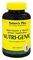 NaturesPlus Nutri-Genic Multivitamin - 180 Vegetarian Tablets - Hypo-Allergenic Natural Multivitamin & Mineral Supplement for Sensitive People - Allergen-Free, Gluten-Free - 90 Servings