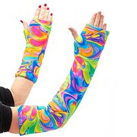 CastCoverz! Designer Arm Cast Cover - Colorcopia - Large Short: 13" Length X 13" Circumference - Removable and Washable - Made in USA