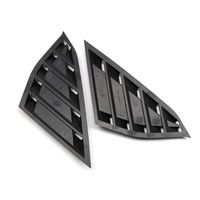 YUZHONGTIAN 2018-2020 for Honda Accord Window Scoop Louvers Cover ABS 2PCS (Matte Black)