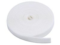 Monoprice 3-Pack Hook & Loop Fastening Tape 5 Yard/roll, 0.75-inch - White