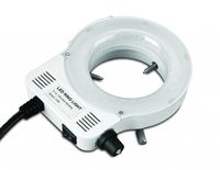 Diffused Compact LED Ring Light with Internal Intensity Control 100-240V