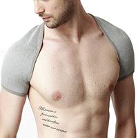 Light Weight Shoulder Support Brace Posture Gym Sport Injury Guard Back Pad with Adjustable Velcro for Men and Women