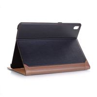 Hulorry iPad Pro 12.9 Case 2018, Business Fold Stand PU Case Cover for 2018 3rd Gen iPad Pro 12.9 inch, with Multiple Viewing Angles, with Apple Pencil Holder[Support Apple Pencil Charging] -Black