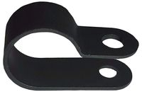 1/2" Electriduct Heavy Duty Nylon Cable Clamps Mouting Wire Clips - 400pcs | Black