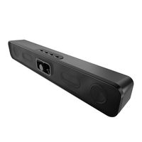 Wireless Bluetooth Speaker, Double Diaphragm with Deep Bass, Built-in Mic, Portable Wireless Speaker for iPhone, Samsung (Black)