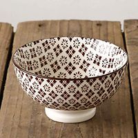 AXZHYX Bowl Ceramic Color Tableware Rice Bowl high-Foot Anti-scalding Millet Rice Bowl European Salad Bowl Hotel Tableware Home Noodles Boiled Fish Soup Bowl (Color : 1pcs)