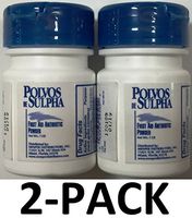 Polvos de Sulpha 7.5 gm.69 oz. First Aid Antibiotic Powder 2-Pack