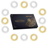ROPPYAR 12 Pcs Acupressure Rings Massage Ring-Chinese Medicine