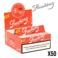 Smoking Long Thin Natural Rolling Papers King Size 1 Box